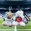 2026 Bóng Đá World Cup Cristiano Ronaldo Messi Real Madrid Búp Bê Mặt Dây Chuyền Cho Nữ Quạt Bóng Đá