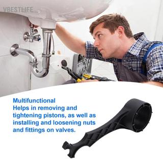 VBESTLIFE Cờ lê sửa chữa máy làm mềm nước VBESTLIFE AKLOSIPY V3193 02 Công cụ thay thế đa chức năng cho các bộ phận van Clack WS1 với thiết kế đầu tròn RV Du thuyền Thuyền Xe cắm trại và sử dụng tại nhà