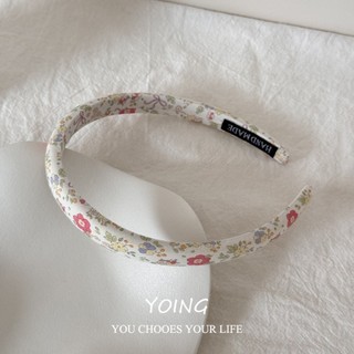 Yoing / Phiên bản Hàn Quốc Băng đô giảm tuổi dễ thương Vải hoa văn không đều Băng đô nữ