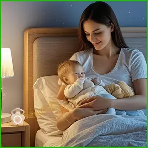 Máy Tiếng Ồn Trắng Trẻ Em 20 Âm Thanh Làm Dịu Di Động Sạc Hẹn Giờ Trẻ Em Du Lịch Thiết Bị Cho Xe Đẩy Cũi saixit2vn