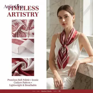 AqToCna Paisley Chấm Bi Satin Khăn Cho Nữ Thanh Lịch Vuông Đầu Thời Trang Ne Đầu Tóc Để Mặc Hàng Ngày AqToCna