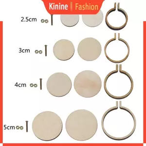 KIN DIY cho Cross Stitch Hoop Vòng Mini Thêu Vòng Tròn Bộ May Khung Cr