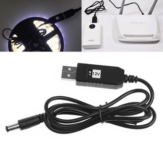 Dây USB góc vuông sang 12V router Cáp Chuyển Đổi Nguồn Điện USB, Chuyển Đổi 5V USB sang 12V/9V, tăng áp