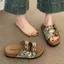 Dép Birkenstock Đế Dày Mặc Ngoài 2025 Siêu Nóng Với Váy Đế Mềm Dép Đi Biển Nhẹ Sang Trọng Dép 5.20