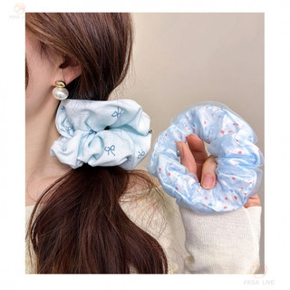 Scrunchy tóc nữ phong cách mới dễ thương, dây cao su bền và đàn hồi tốt