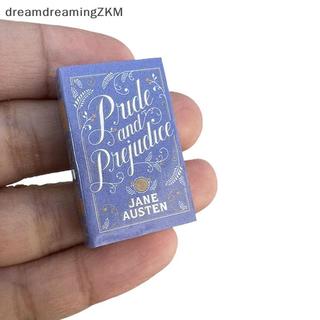[dreamdreaming] 6 Cái / bộ 1: 12 Nhà Búp Bê Thu Nhỏ Sách Cổ Điển Nhà Búp Bê Cảnh Học Đạo Cụ Mô Hình Không Thể Lật Các Trang Sách Đồ Chơi [zkm]