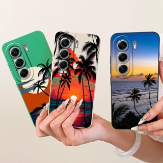 Ốp Bảo Vệ Camera Cho Tecno Camon 40 Pro 4G CM6 / Camon 40 Pro 5G CM7 Ốp Lưng Thời Trang Không Gian Hoa Silicon Mềm TPU Vỏ