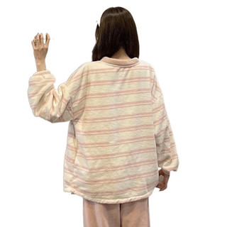 [Pre-Order]-Bộ Ngủ Lông Dễ Thương Hoạ Thêu Gấu ấm áp nhẹ nhàng dễ thương