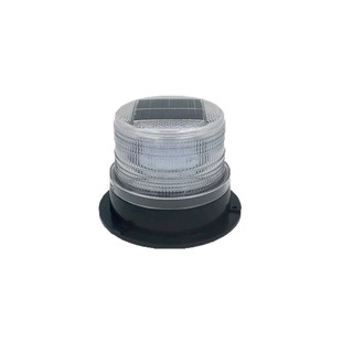 Năng lượng mặt trời hai mặt đỏ xanh nhấp nháy ánh sáng cảnh báo mắt mèo Đèn xây dựng đường ban đêm LED nhấp nháy Đèn tín hiệu rào chắn