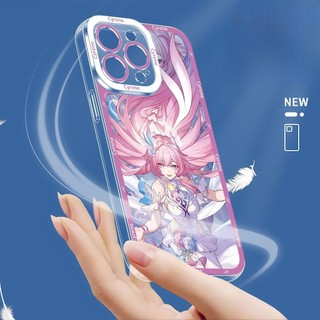 Ốp Lưng Cô Gái Dễ Thương Cyrene Cho iPhone 12 13 14 Pro Max Plus Mini Honkai Star Rail Game Mềm Trong Suốt