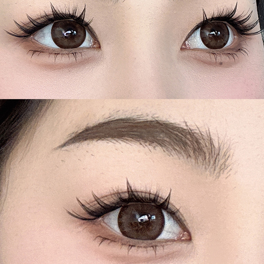 Cụm mi tự nhiên màu đen 8-12mm Cụm mi cá nhân lý tưởng cho các bữa tiệc Cosplay và trang phục