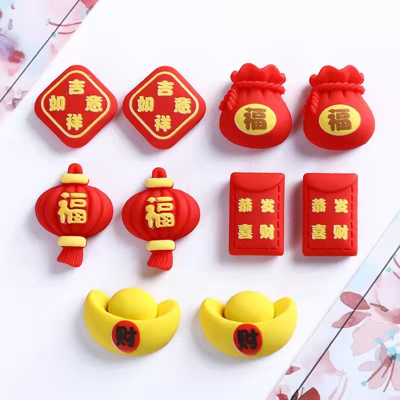 Mẫu kẹp tóc dành cho bé gái, phù hợp lễ hội Tết và năm mới