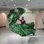 Cờ đạo cụ khiêu vũ có que kính thiên văn 140 * 140cm Nhiều màu múa bụng Hình bán nguyệt Cờ đạo cụ Phụ kiện [Mina]