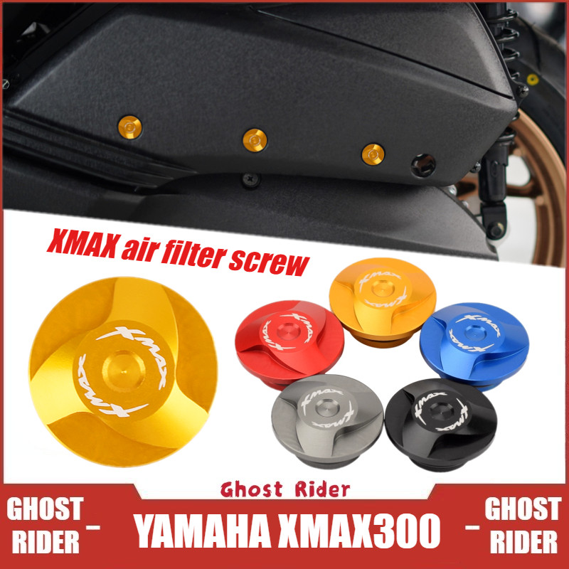 Dành Cho Xe Yamaha XMAX300 2018-2025 Vỏ Lọc Không Khí Vít Trang Trí Bộ Nắp Bu Lông CNC