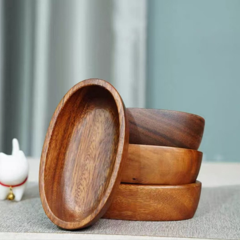 Hộp Đựng Đồ Gỗ Hình Thuyền Chất Liệu Óc Chó, Khay Đa Năng Lối Vào, Đựng Trang Sức Mỹ Phẩm Đồ Lặt Vặt