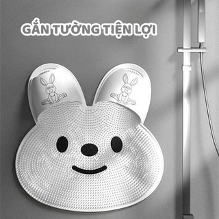 Tấm Chà Bàn Chân Gai Silicon Mềm Mại Tạo Bọt, Thảm Massage Bàn Chân Chống Trượt Cho Nhà Tắm