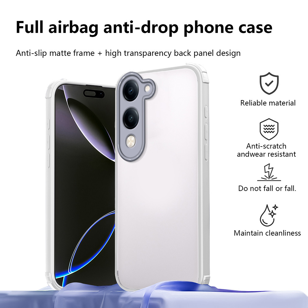Ốp lưng Vivo Y29T 5G Vỏ bảo vệ bốn góc Vỏ trong suốt cho Vỏ điện thoại Vivo Y29T 5G