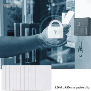 VBESTLIFE Naroote Thông Minh RFID Khối 0 IC Có Thể Ghi Thẻ UID Có Thể Thay Đổi Mục Truy Cập 10 Cái/bộ 13.56 MHz