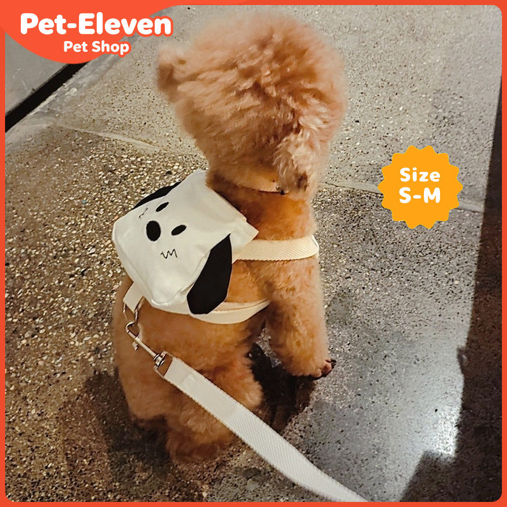 [Puppy: Mang theo túi riêng của bạn] Ba lô cho chó Dây xích miễn phí Ba lô đi chơi cho thú cưng Dây đeo vai có thể điều chỉnh phải có để chó đi bộ có thể đặt túi kiểm tra Shit Xiaohongshu Tỷ lệ đầu siêu cao
