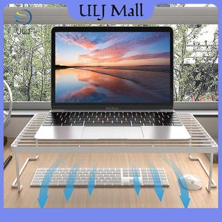 ULJ Giá đỡ máy tính xách tay có thể gập lại Máy tính để bàn Màn hình nâng giảm căng thẳng cổ Bảo quản Máy tính xách tay làm mát cho Air Pro.