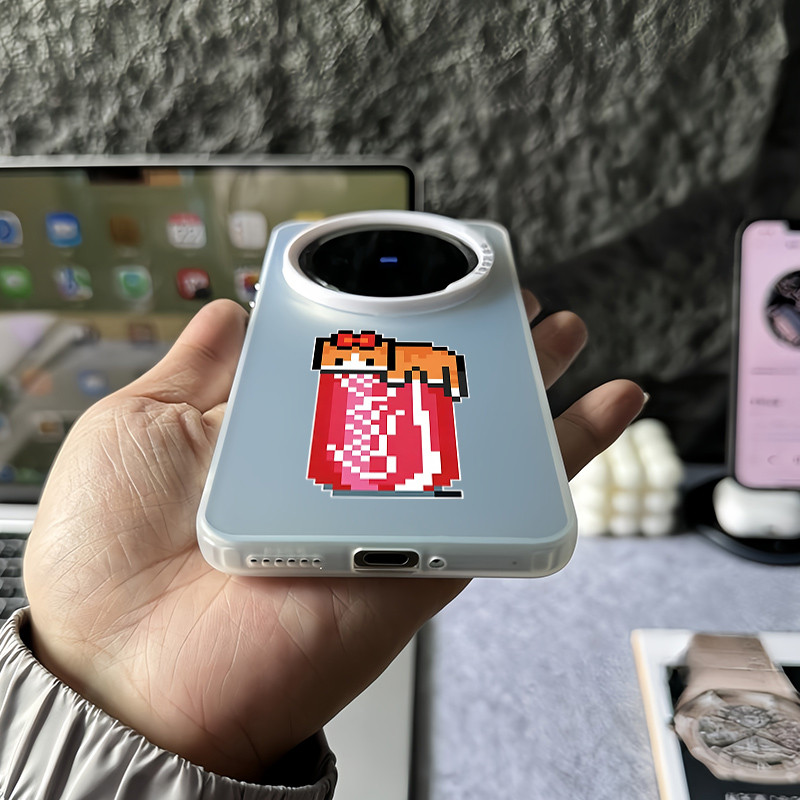 Ốp Điện Thoại Coke Cat Micro Matte Cho Vivo X300 Pro X200 Ultra X200 Pro X100S Pro V60 V50 V40 Vỏ Vivo Chống Sốc