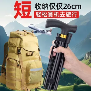 Nạng Siêu Nhẹ Cho Người Cao Tuổi Đa Năng Có Thể Gập Lại Có Thể Thu Vào Đi Bộ Chống Mài Mòn Chống Trơn Trượt Du Lịch Đi Bộ Cực BLTG