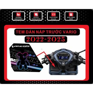 TEM DÁN NẮP CỐP VARIO 22-25  DECAL 3 LỚP MÀU IN KO PHAI