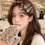 1-4 Kẹp Tóc Sừng Quỷ Kim Loại - Kẹp BB Màu Bạc - Dành Cho Nữ Bé Gái Mặc Hàng Ngày - Dụng Cụ Tạo Kiểu Tóc - Kẹp Tóc Hình Giọt Nước / Giao Hàng Miễn Phí