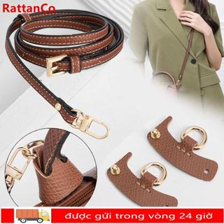 RATTANCO Dây Da Thật Chính Hãng Thay Thế Thời Trang Khóa Treo Cho Longchamp