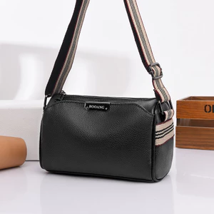 Túi đeo vai nữ 66789 / Da bò lớp đầu tiên / Túi gối 22cm / Túi đeo vai / Túi đeo chéo / Cảm giác cao cấp thời trang phong cách mới / Túi nhỏ nữ / Túi xách nữ da thật dung tích lớn
