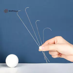 < WHPHous-t > 3 Cái / bộ Kim Đính Hạt Cong Kim Spinner Hạt Không Gỉ Kim Hạt Mỏng Cho Đồ Trang Sức Thủ Công DIY Làm Đồ May Đẹp