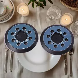 Tấm lót lót đĩa chà nhám 5 Inch; Bánh xe mài mòn vòng móc 8 lỗ cho máy chà nhám quỹ đạo (Đĩa mài máy đánh bóng điện) mới