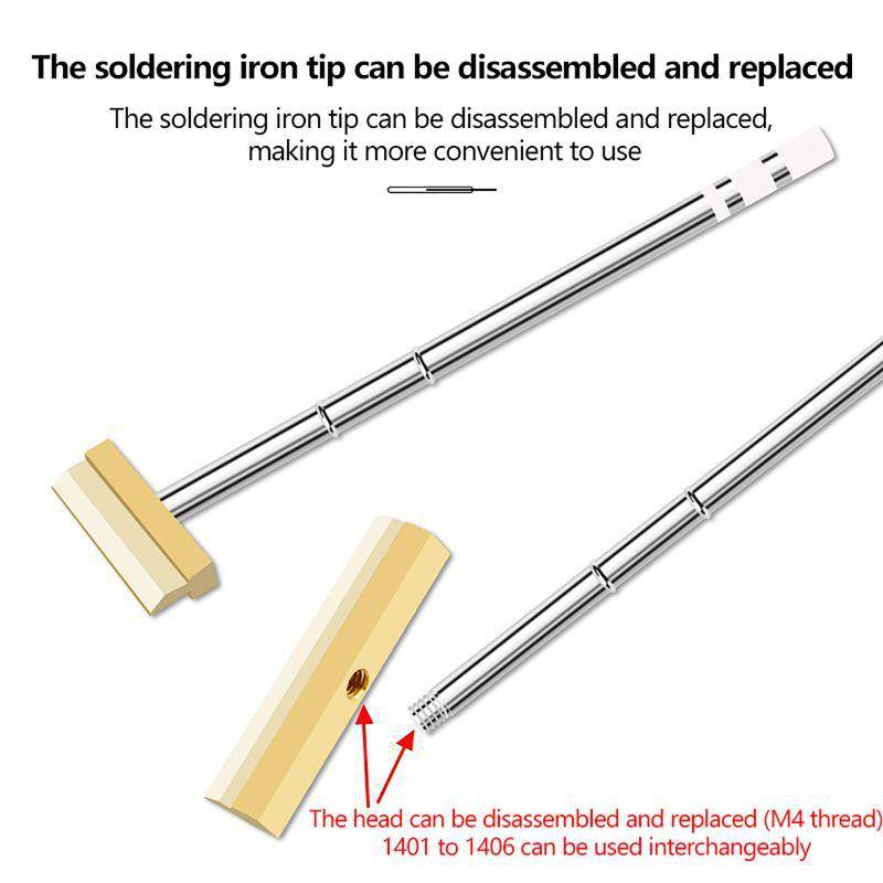 JINHF T12 Hàn Đầu Sắt Thay Thế Thìa Mẫu 1401 1406 Làm Nóng Nhanh Cho DIY Mạch Hàn Công Việc HOT