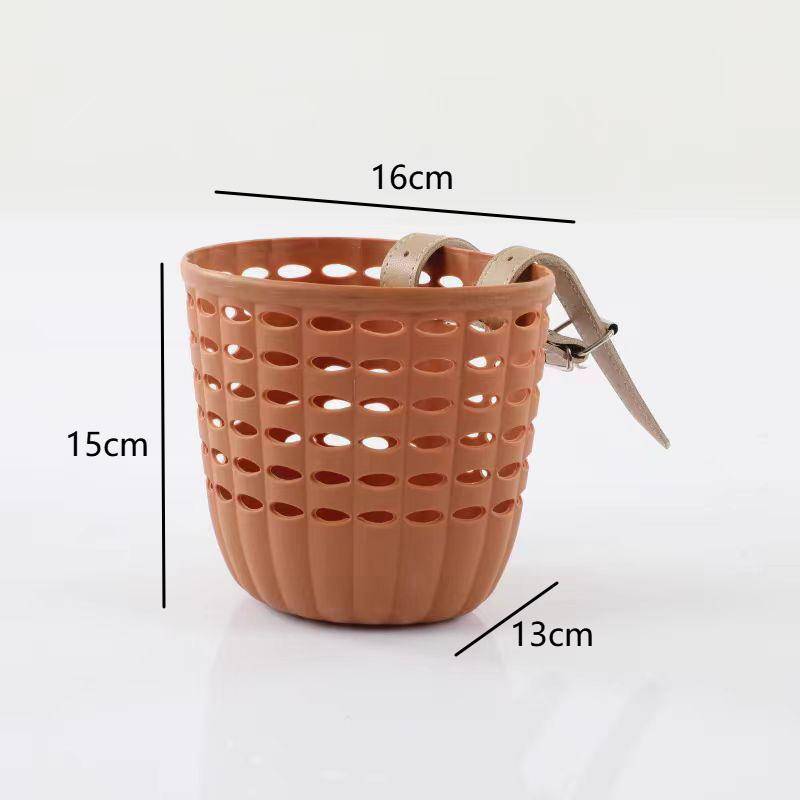 JINHF Giỏ Xe Đạp Dung Tích Lớn Cho Trẻ Em Thiết Kế Bền Đẹp Dây Có Thể Điều Chỉnh Trẻ Em Xe Đạp Giải Pháp Bảo Quản Cho Đồ Chơi HOT