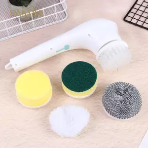 PNPIA- 1 Bộ Bàn Chải Vệ Sinh Điện Đa Năng Có Thể Điều Chỉnh Dụng Cụ Cầm Tay Cho Thiết Bị Nhà Bếp Chà