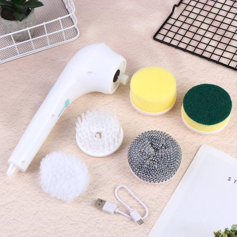PNPIA- 1 Bộ Bàn Chải Vệ Sinh Điện Đa Năng Có Thể Điều Chỉnh Dụng Cụ Cầm Tay Cho Thiết Bị Nhà Bếp Chà