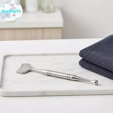 DayDayTo 1 CÁI Bút châm cứu hai đầu Dụng cụ bấm huyệt Mặt Dụng cụ bấm huyệt bằng thép không gỉ Dụng cụ mát xa điểm kích hoạt Dụng cụ Massage mô sâu TH