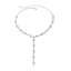 Vòng cổ tua rua chữ Y chữ thập vàng nam - 51-60cm có thể điều chỉnh - Choker dài sang trọng tối giản - Thiết kế chữ thập mạ vàng