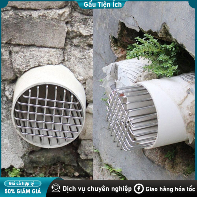 Lưới chắn inox 201 chống tắc cho miệng ống thoát nước chống mùi hôi Lọc rác،Đa kích cỡ، Bảo vệ ống xả thải