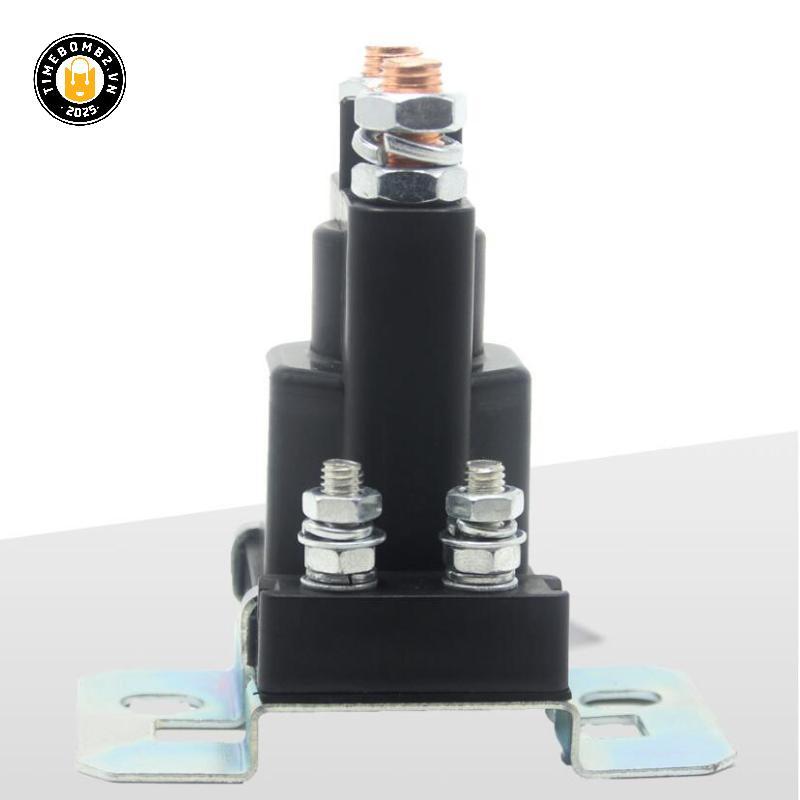 {TB & Bag} 1 Cái Rơle khởi động dòng điện cao 500A DC 12V SPST Auto Start Contactor Phụ kiện DIY Rơle dòng điện nặng.