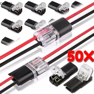 QIUWU 2 Pin Way Cắm Dây Ô Tô Cáp Điện Uốn Thiết Bị Đầu Cuối - Dây Qui Chống Thấm Nước Đầu Nối Dây Ô Tô.