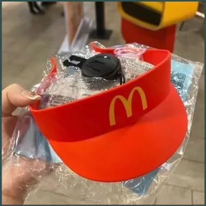 SQ McDonalds Đồ Chơi Gia Đình Happy Paradise Gói Mũ Trẻ Em Quà Tặng Xung Quanh Mũ Chống Nắng Thoáng Khí Kem Chống Nắng