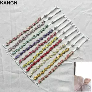 Dây đeo áo ngực hoa KANGN, Dây đeo vai hoa có thể tháo rời ren, Dây đeo vai có thể điều chỉnh trang trí chống trượt