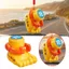 LACYESUK Bóp Móc Khóa, Phát Sáng Bật Sáng Báo Chí Âm Thanh Bật Sáng Lên Đồ Chơi Fidget, Âm Thanh Di Động Sáng Tạo Có Thể Bấm Treo Mặt Dây Chuyền Thi