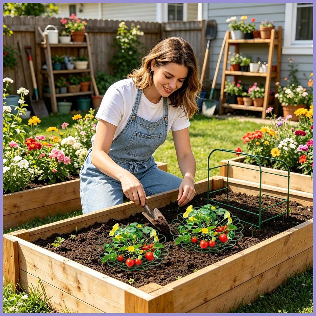 Dâu Hỗ Trợ Chậu Cây Đứng Dụng Cụ Làm Vườn Dâu Hỗ Trợ Cho Sân Vườn Ban Công mueadsyvn
