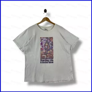 GN RE-ZERO bắt đầu cuộc sống ở một thế giới khác anime tee người hâm mộ quà tặng Áo thun tay ngắn hàng đầu NG
