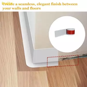 Vỏ và dán tường chống thấm nước Pealike 6M Đường viền viền viền tường PVC linh hoạt