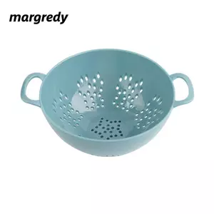 Máy Lọc Thực Phẩm MARGREDY, Máy Lọc Rau Hạng Nặng Dung Tích Lớn, Nhựa 6 Inch Bền Có Tay Cầm Đôi Giỏ Xả Trái Cây Nhà Bếp