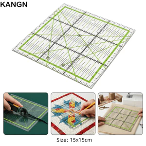 Thước Quilting KANGN, Chất liệu Acrylic Mark Thước chăn vuông, Thước cắt vải đa kích thước chất lượng cao Dự án chăn bông
