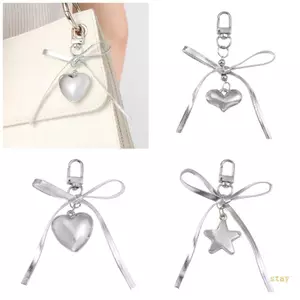 Stay Bạc Da Nơ Chìa Khóa Có Trái Tim Trang Trí Thích Hợp Cho Người Đi Dự Tiệc